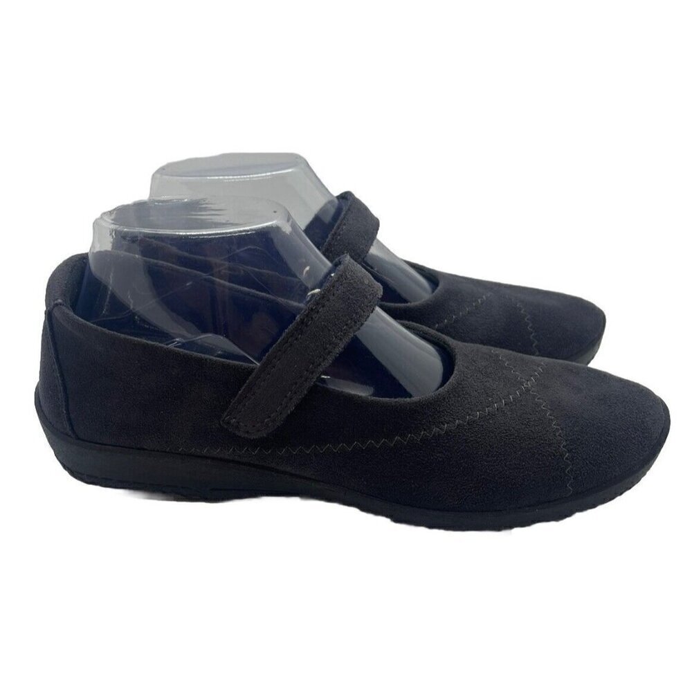 Arcopedico Womens L18 Mary Jane Shoes Flats Antracite Gray 4271-9K Lightweight 9